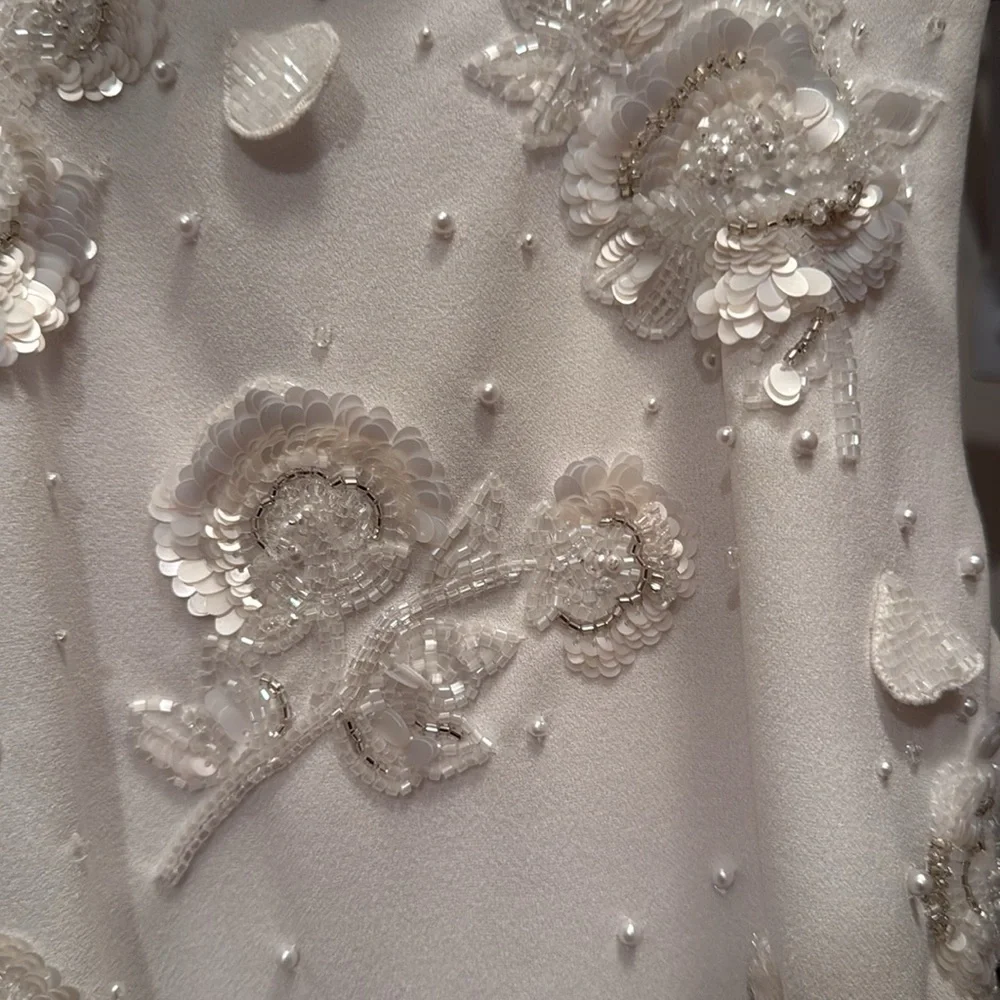 CLIO PEPPIATT Embellished stretch-crepe mini dress - Picture 4 of 6